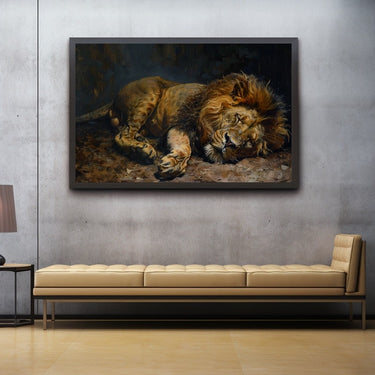 Famous Lion Painting